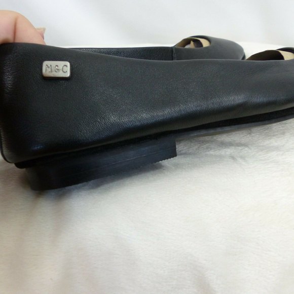 Musse & Cloud Womans Habana Slip On Ballet Flat Black Leather EUR 38 - Picture 5 of 6